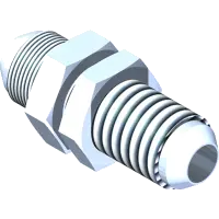 25.2700-08-08LN Fitting, Bulkhead 1/2 w/Locnut