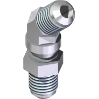 25.2702-06-06LN Fitting, Bulkhead 3/8 w/LN 45