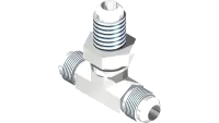 25.2703-6-6-6LN Fitting, Bulkhead T 3/8 w/Lnut