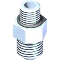 25.6400-06-04 Fitting, M Conn 3/8 x 1/4