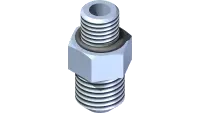 25.6400-06-04-CP Fitting, M Conn 3/8 x 1/4