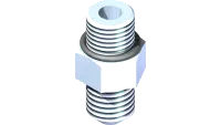25.6400-06-06-CP Fitting, M Conn 3/8 x 3/8