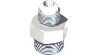 25.6400-06-08-CP Fitting, M Conn 3/8 x 1/2