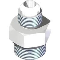 25.6400-06-08-CP Fitting, M Conn 3/8 x 1/2