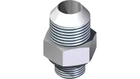 25.6400-08-06-CP Fitting, M Conn 1/2 x 3/8