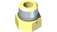 25.6408-06-SP Fitting, Plug 6MB - Drilled