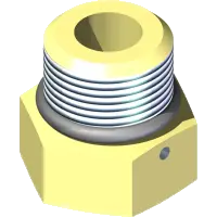 25.6408-06-SP Fitting, Plug 6MB - Drilled