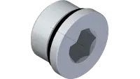 25.6408-H-12 Fitting, -12 MB x Hollow Allen