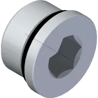 25.6408-H-12 Fitting, -12 MB x Hollow Allen