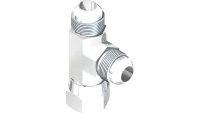 25.6602-6-6-6 Fitting, TEE Single Swivel 3/8