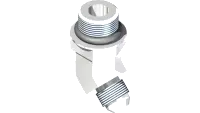 25.6802-06-08-CP Fitting, 45 ME 3/8 x 1/2