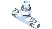 25.6803-6-6-6 Fitting, M TEE 3/8 x 3/8 x 3/8