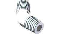 25.9064-06-04 Fitting, Elbow 3/8MJ x 1/4bspt