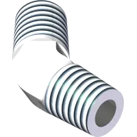 25.9064-06-04 Fitting, Elbow 3/8MJ x 1/4bspt