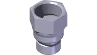 25.FF2406-08-06 Fitting, Straight Reducer -08FF x -06MF