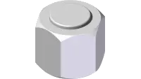 25.FF304-C-08 Fitting, Cap 1/2 #8 ORFS