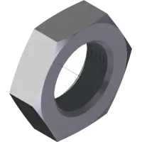 25.FF306-06 Locknut, -06 Bulkhead Fitting