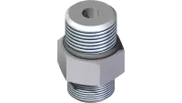 25.FF6400-06-08 Fitting, Connector 06MFF x 08MB