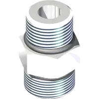 25.FF6400-08-08-CP Fitting, Connector 8MFF x 8MB