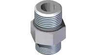 25.FF6400-08-10-CP Fitting, Connector 8MFF x 10MB
