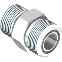 25.FF6400-12-12 Fitting, Connector -12MF x -12MB