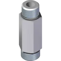 25.FF6400-L-08-08 Fitting, Connector 8MFF x 8MB