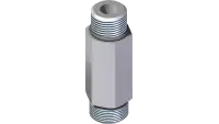 25.FF6400-L-08-08-V Fitting, Connector 8MFF x 8MB