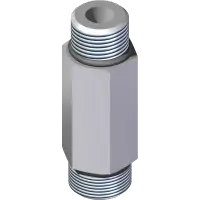 25.FF6400-L-08-08-V Fitting, Connector 8MFF x 8MB