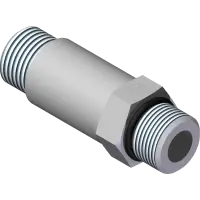 25.FF6400-L-10-10 Fitting, Connector Long -10MF x -10MB