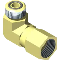 25.FF6500-06-06 Fitting, 90 Elbow 6MFF x 6FFS