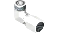 25.FF6500-08-08-CP Fitting, 90 Elbow 8MFF x 8FSX