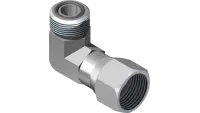 25.FF6500-08-08-V Fitting, 90 Elbow 8MFF x 8FSX