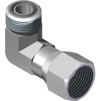 25.FF6500-08-08-V Fitting, 90 Elbow 8MFF x 8FSX