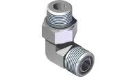 25.FF6801-08-08 Fitting, 90 Elbow 8MFF x 8MB