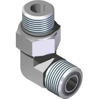 25.FF6801-08-08 Fitting, 90 Elbow 8MFF x 8MB