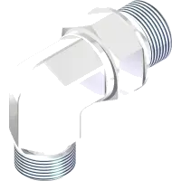 25.FF6801-08-10-CP Fitting, 90 Elbow 08MFF x 10MB
