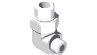 25.FF6801-08-12-CP Fitting, 90 Elbow - 8MFF x 12MB