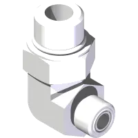 25.FF6801-08-12-CP Fitting, 90 Elbow - 8MFF x 12MB