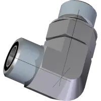 25.FF6801-10-10 Fitting, 90 Elbow -10MF x -10MB