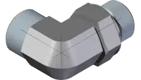 25.FF6801-12-12 Fitting, 90 Elbow -12MF x -12MB