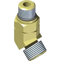 25.FF6802-06-06 Fitting, 45 Elbow - 6MFF x 6MB