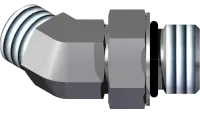 25.FF6802-06-08 Fitting, 45 Elbow -06MF x -08MB