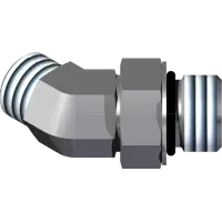 25.FF6802-06-08 Fitting, 45 Elbow -06MF x -08MB
