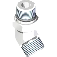 25.FF6802-08-08-CP Fitting, 45 Elbow - 8MFF x 8MB