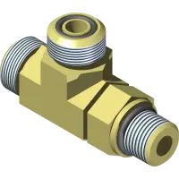 25.FF6804-6-6-6 Fitting, TEE 6MB x 6MFF x 6MFF