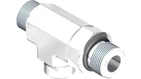 25.FF6804-8-10-8 Fitting, M Tee 08MFF x 10MB x 08MFF