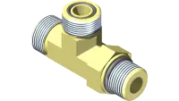 25.FF6804-8-8-8 Fitting, TEE 8MFF x 8MFF x 8MB
