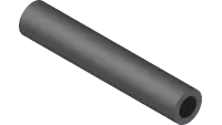 27.0005-4.5IN Hose, EPDM Black 1/2" ID x 4-1/2"