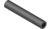 27.0005-5IN Hose, EPDM Black 1/2" ID x 5"