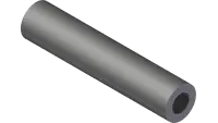 27.0007-3.25IN Hose, EPDM Black 3/8" ID x 3-1/4"